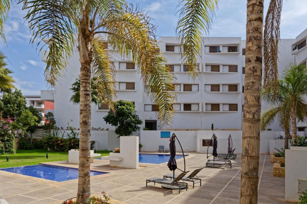 Luxury Apartment 100Sqm With Pool Near Beach Wifi Unlimited With Optical Fiber Agadir Exterior foto