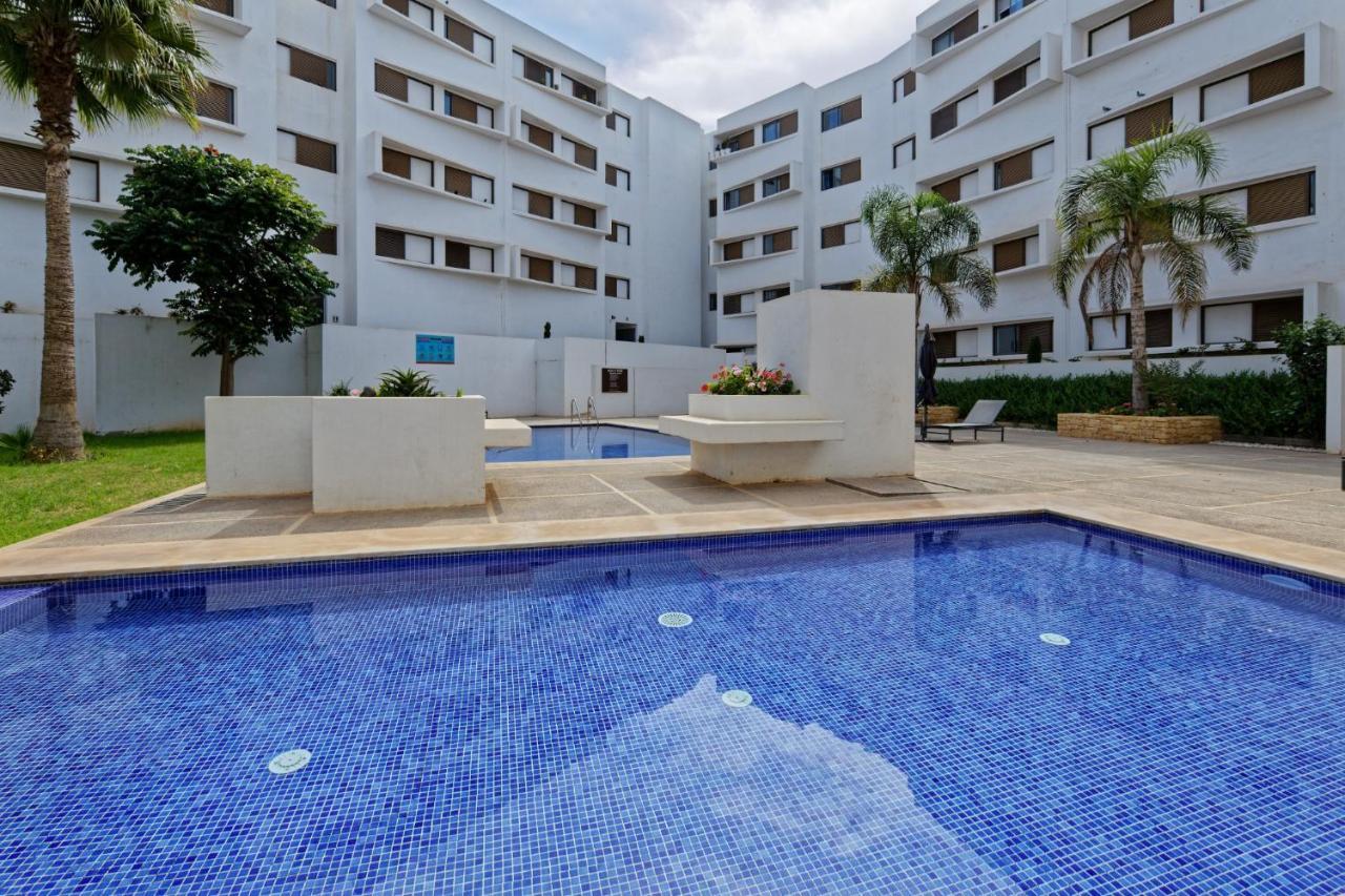 Luxury Apartment 100Sqm With Pool Near Beach Wifi Unlimited With Optical Fiber Agadir Exterior foto