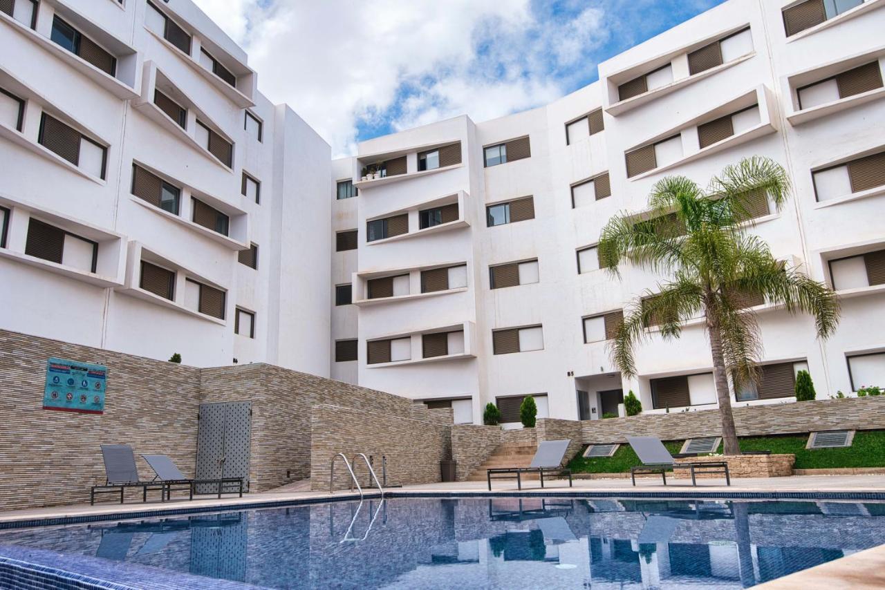 Luxury Apartment 100Sqm With Pool Near Beach Wifi Unlimited With Optical Fiber Agadir Exterior foto