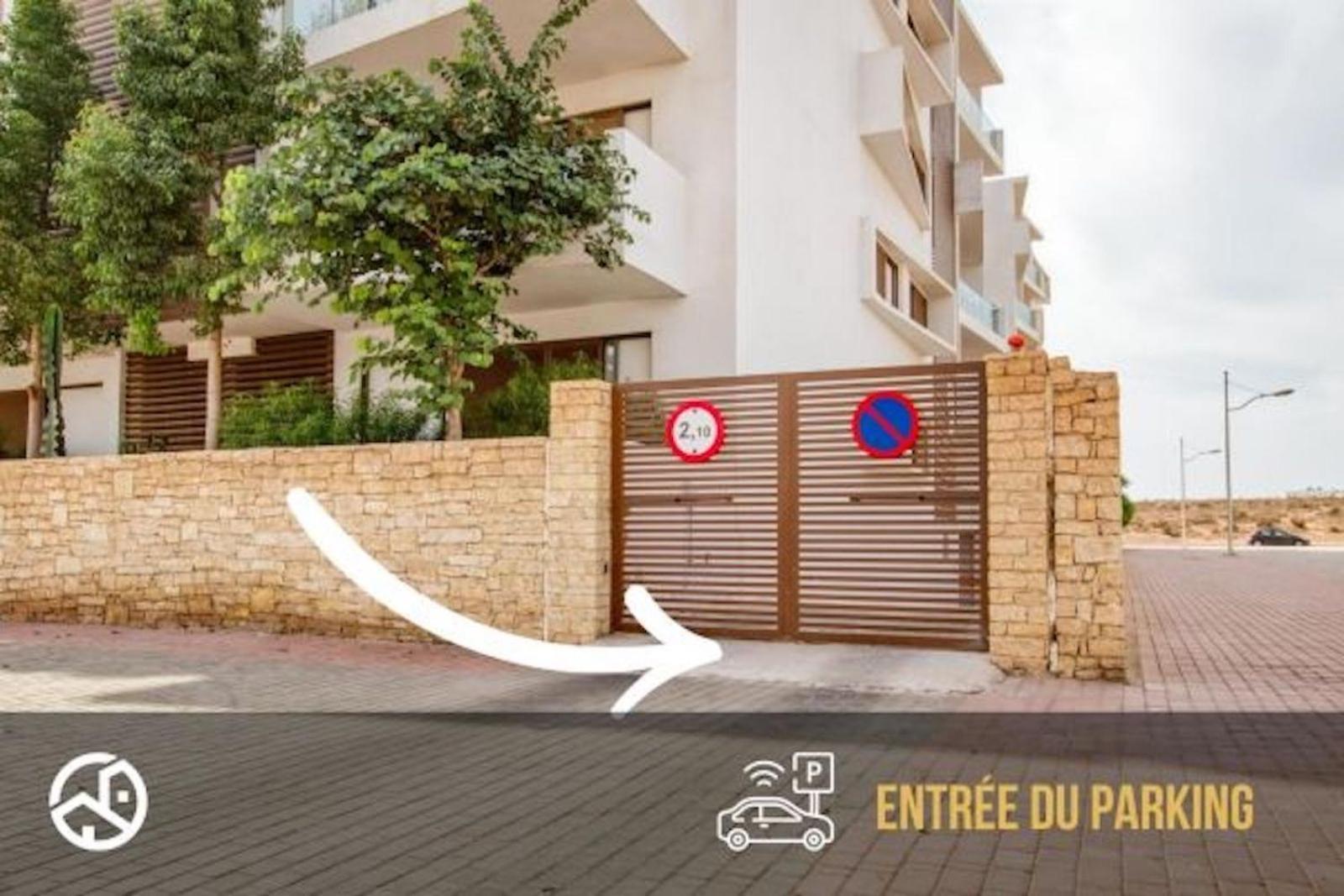 Luxury Apartment 100Sqm With Pool Near Beach Wifi Unlimited With Optical Fiber Agadir Exterior foto
